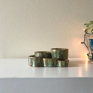Ceramic jewelry holder pot